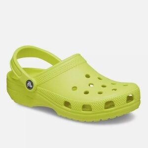 CROCS Green Water Shoes with Ventilation and Heel Strap